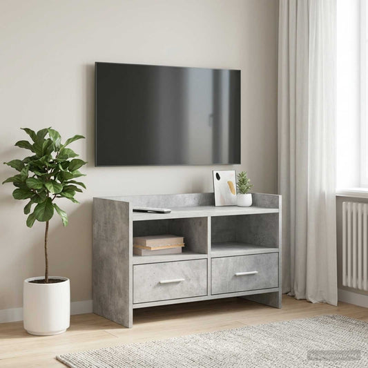 Televizní Skříň 71,5 X 33 X 47 Cm Betonově Šedá