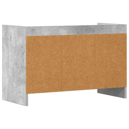 Televizní Skříň 71,5 X 33 X 47 Cm Betonově Šedá