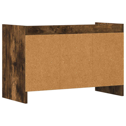 Televizní Skříň 71,5 X 33 X 47 Cm Kouřový Dub Kompozitní Dřevo
