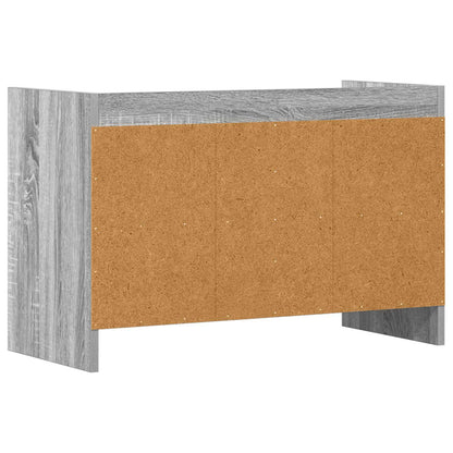 Televizní Skříň 71,5 X 33 X 47 Cm Šedý Sonoma Kompozitní Dřevo