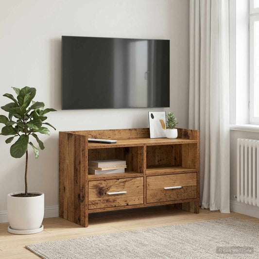 Televizní Skříň 71,5 X 33 X 47 Cm Staré Dřevo Kompozitní Dřevo