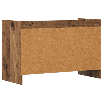 Televizní Skříň 71,5 X 33 X 47 Cm Staré Dřevo Kompozitní Dřevo