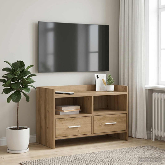 Televizní Skříň 71,5 X 33 X 47 Cm Dub Artisan Kompozitní Dřevo