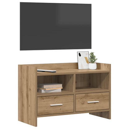 Televizní Skříň 71,5 X 33 X 47 Cm Dub Artisan Kompozitní Dřevo