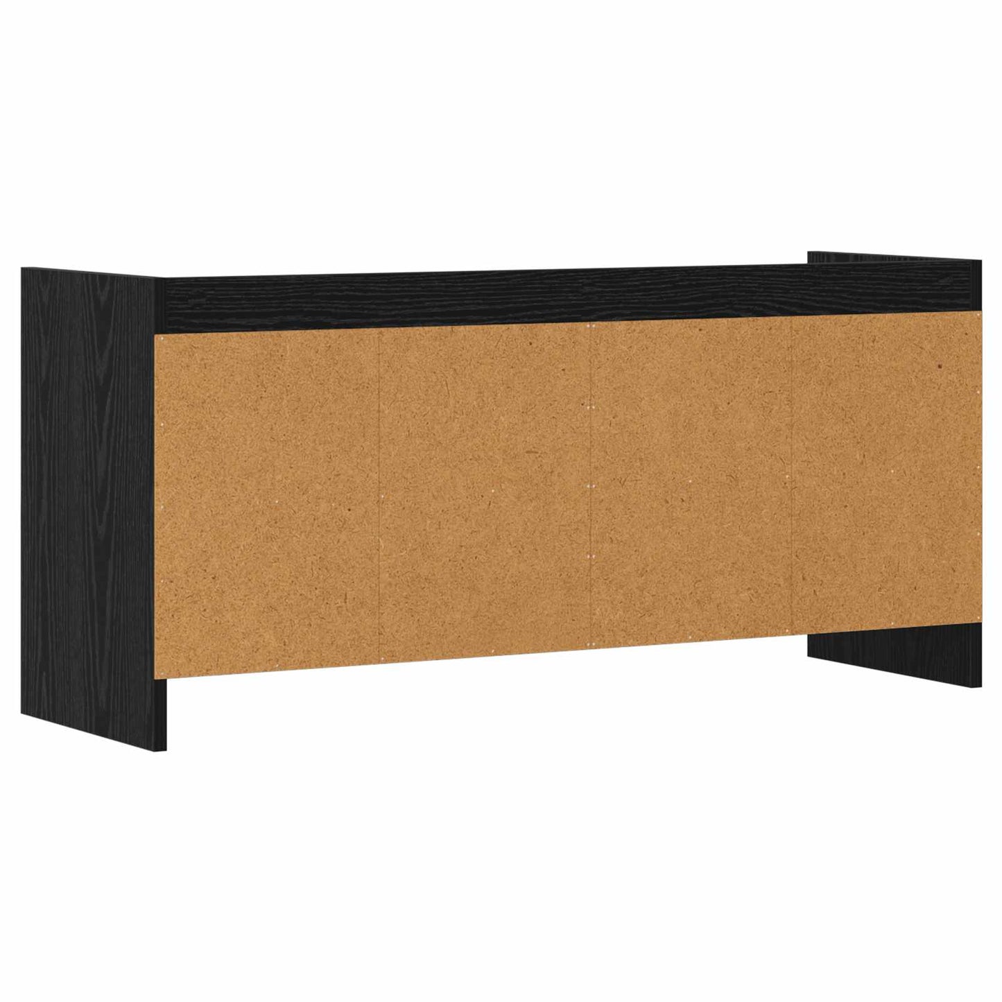Televizní Skříň 100 X 33 X 47 Cm Černý Dub Kompozitní Dřevo