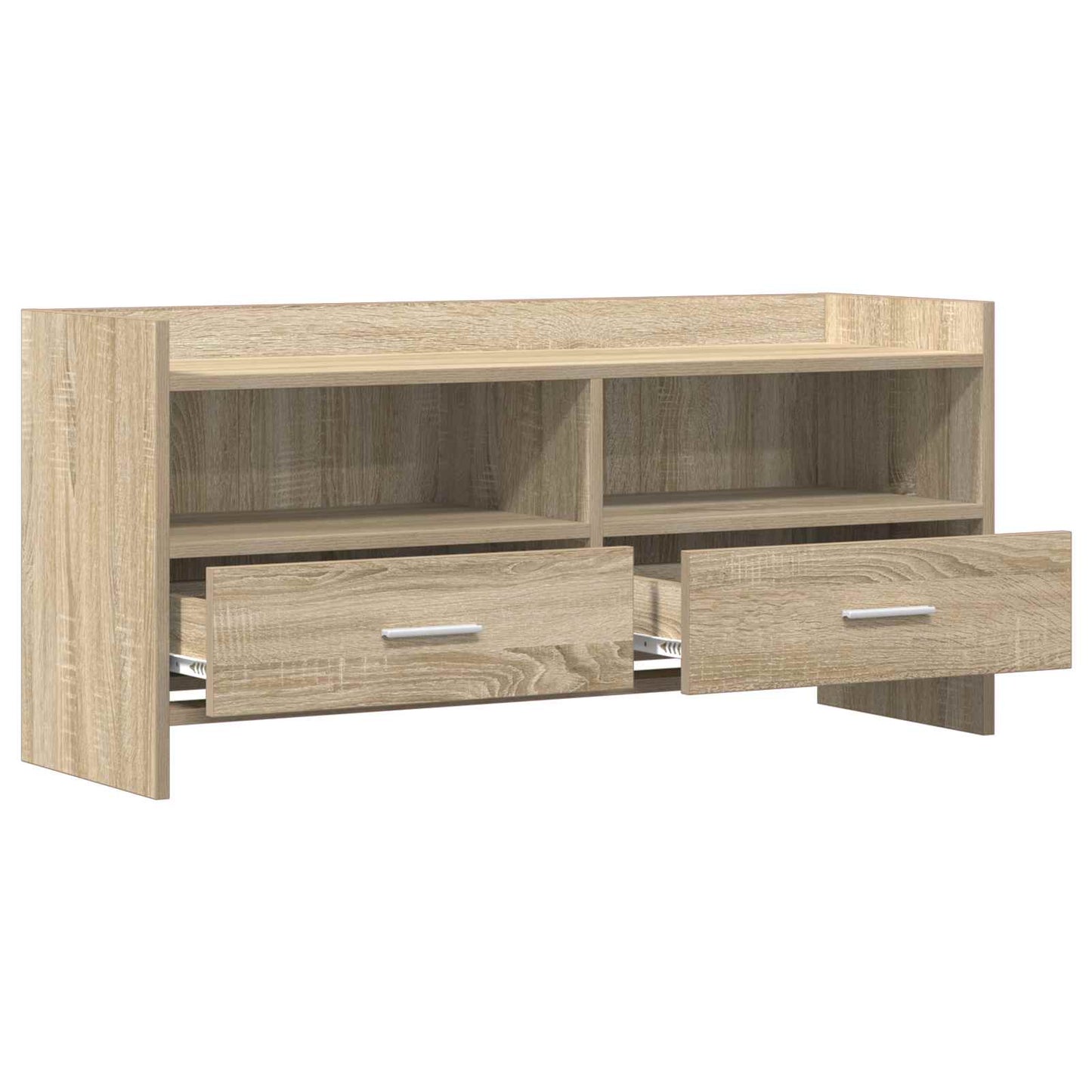Televizní Skříň 100 X 33 X 47 Cm Dub Sonoma Kompozitní Dřevo