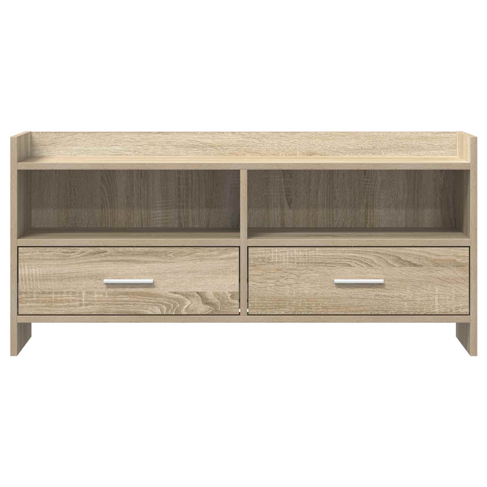 Televizní Skříň 100 X 33 X 47 Cm Dub Sonoma Kompozitní Dřevo