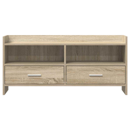 Televizní Skříň 100 X 33 X 47 Cm Dub Sonoma Kompozitní Dřevo
