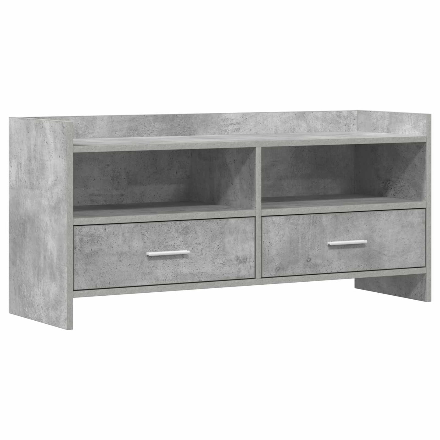 Televizní Skříň 100 X 33 X 47 Cm Betonově Šedá Kompozitní Dřevo