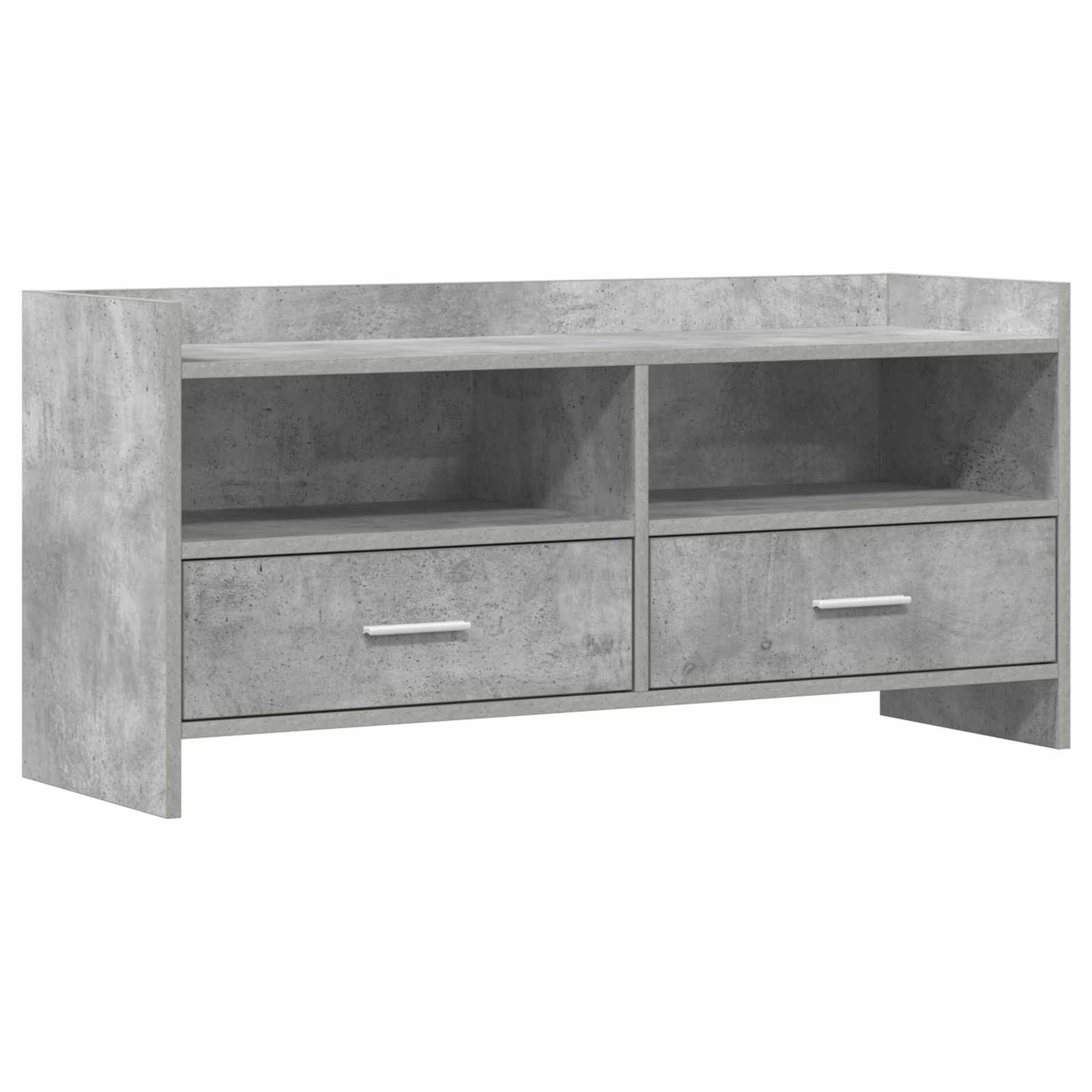 Televizní Skříň 100 X 33 X 47 Cm Betonově Šedá Kompozitní Dřevo