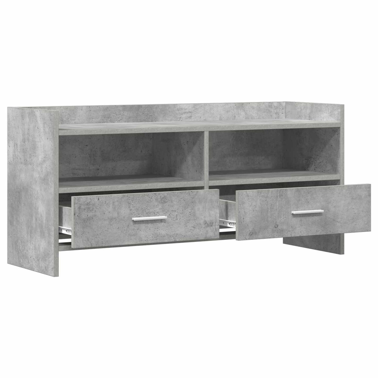 Televizní Skříň 100 X 33 X 47 Cm Betonově Šedá Kompozitní Dřevo
