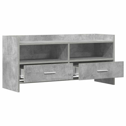 Televizní Skříň 100 X 33 X 47 Cm Betonově Šedá Kompozitní Dřevo