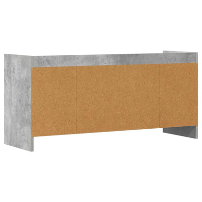 Televizní Skříň 100 X 33 X 47 Cm Betonově Šedá Kompozitní Dřevo