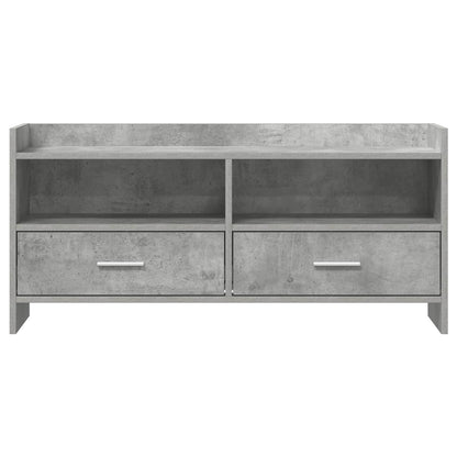 Televizní Skříň 100 X 33 X 47 Cm Betonově Šedá Kompozitní Dřevo