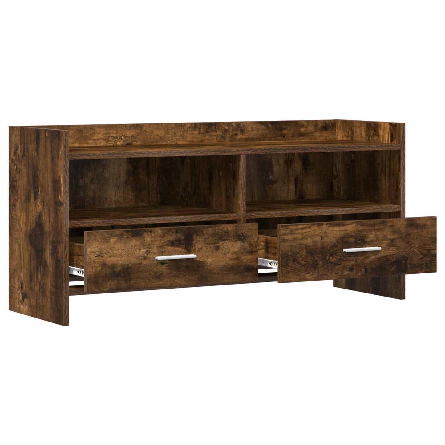Televizní Skříň 100 X 33 X 47 Cm Kouřový Dub Kompozitní Dřevo