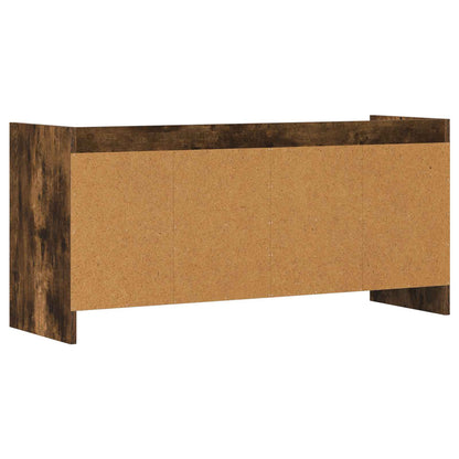 Televizní Skříň 100 X 33 X 47 Cm Kouřový Dub Kompozitní Dřevo