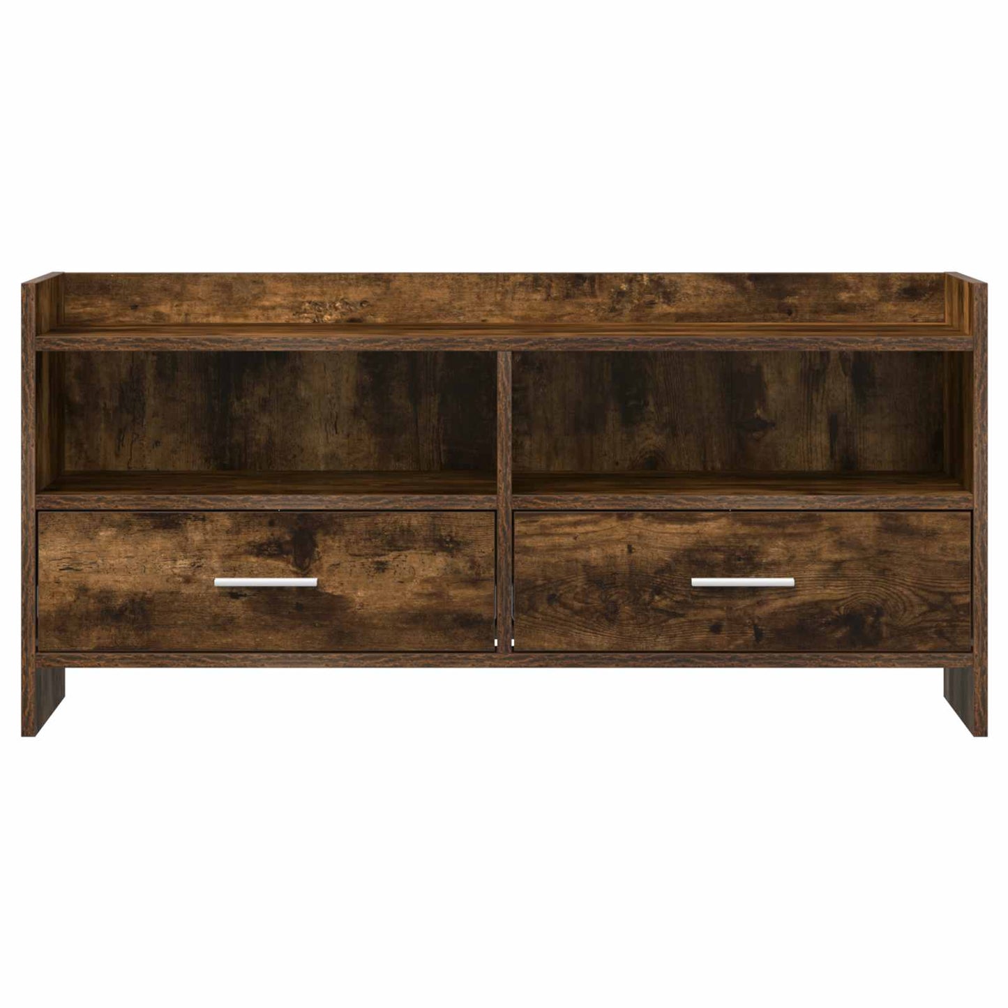 Televizní Skříň 100 X 33 X 47 Cm Kouřový Dub Kompozitní Dřevo