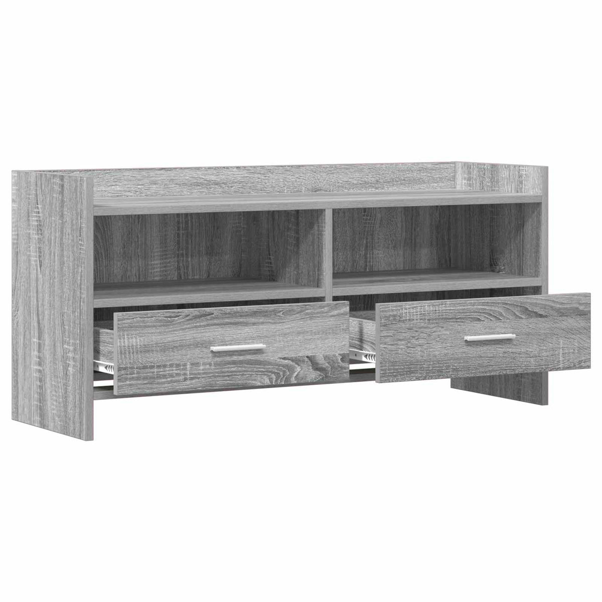 Televizní Skříň 100 X 33 X 47 Cm Šedý Sonoma Kompozitní Dřevo