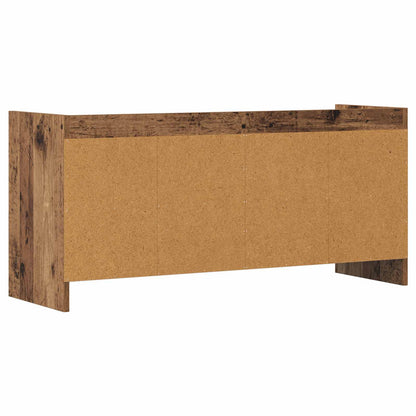 Televizní Skříň 100 X 33 X 47 Cm Staré Dřevo Kompozitní Dřevo