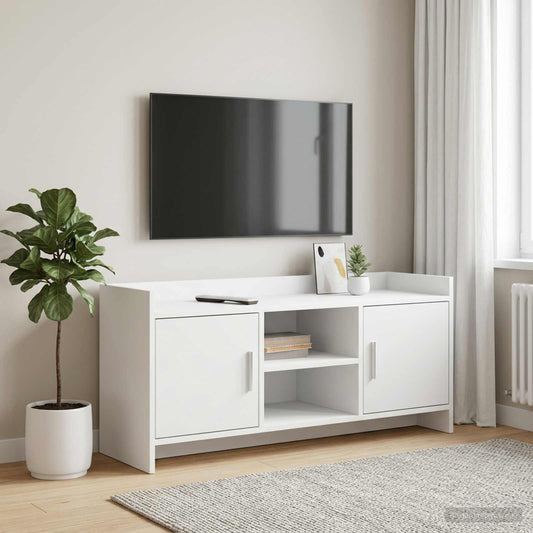 Televizní Skříň 102 X 33 X 47 Cm Bílá Kompozitní Dřevo