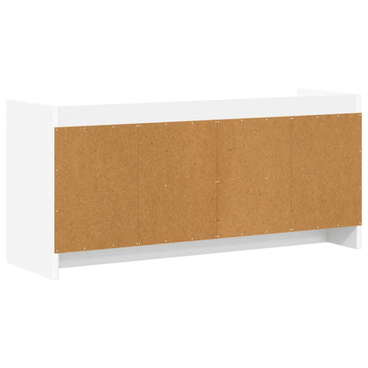Televizní Skříň 102 X 33 X 47 Cm Bílá Kompozitní Dřevo