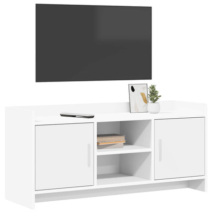 Televizní Skříň 102 X 33 X 47 Cm Bílá Kompozitní Dřevo