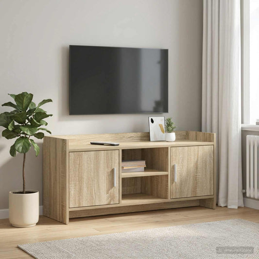 Televizní Skříň 102 X 33 X 47 Cm Dub Sonoma Kompozitní Dřevo