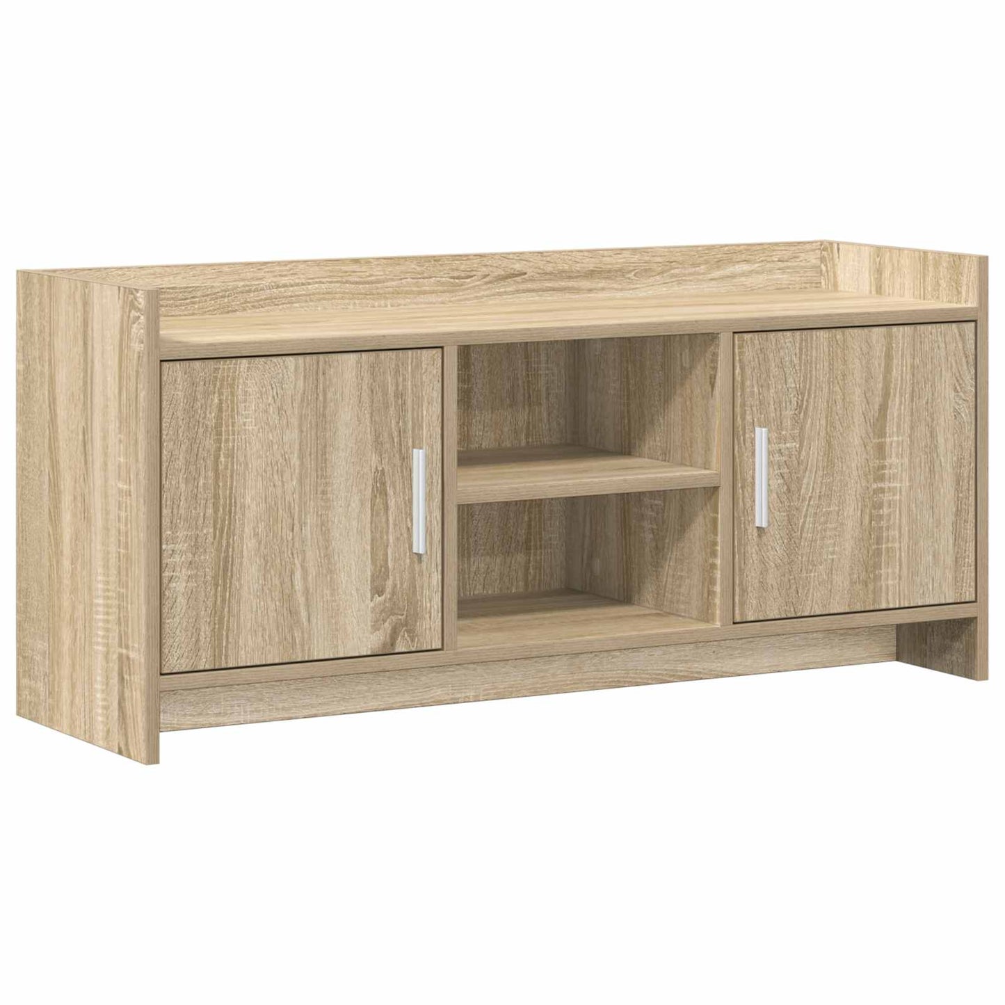 Televizní Skříň 102 X 33 X 47 Cm Dub Sonoma Kompozitní Dřevo