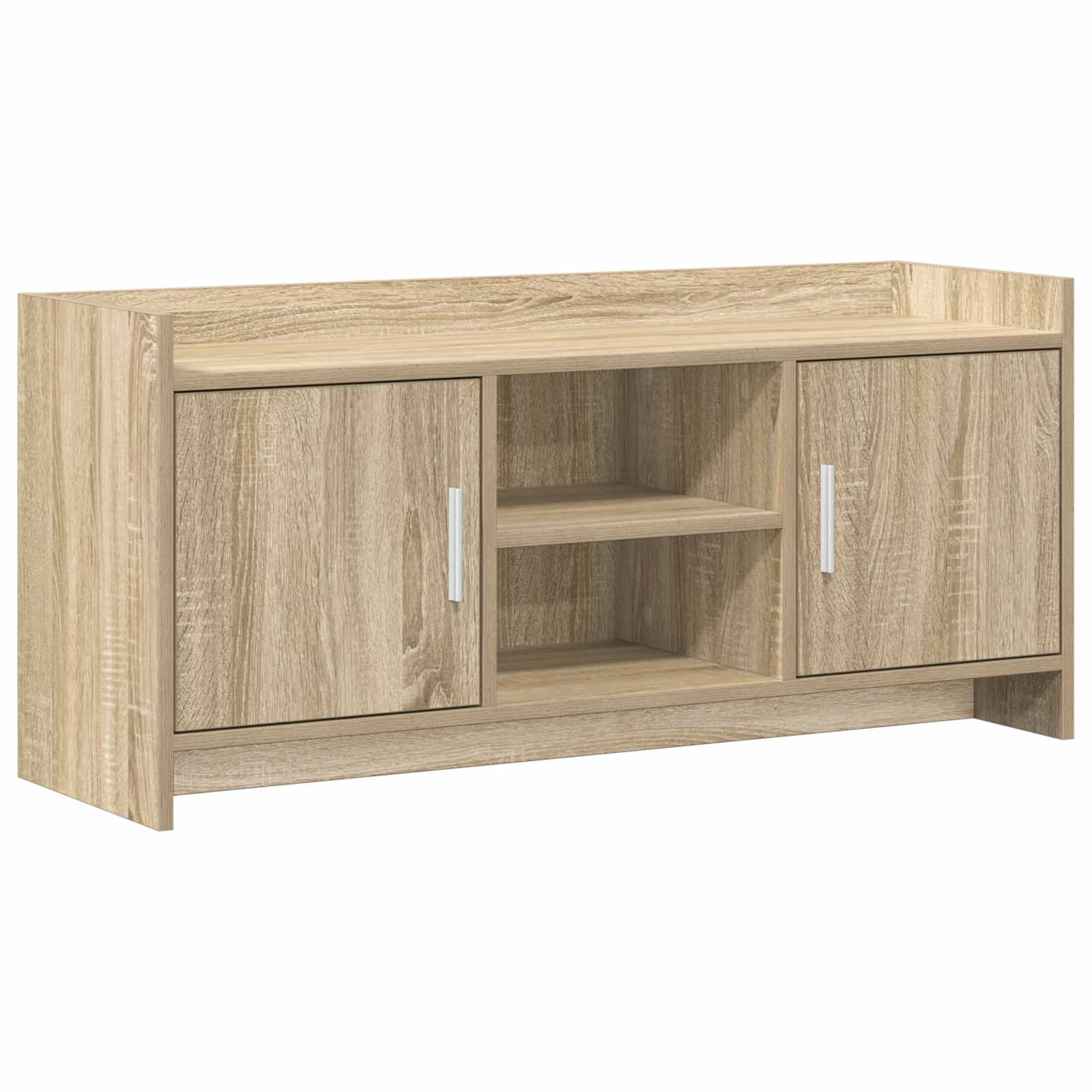 Televizní Skříň 102 X 33 X 47 Cm Dub Sonoma Kompozitní Dřevo