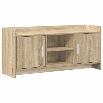 Televizní Skříň 102 X 33 X 47 Cm Dub Sonoma Kompozitní Dřevo