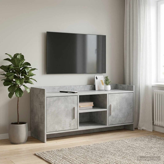 Televizní Skříň 102 X 33 X 47 Cm Betonově Šedá Kompozitní Dřevo