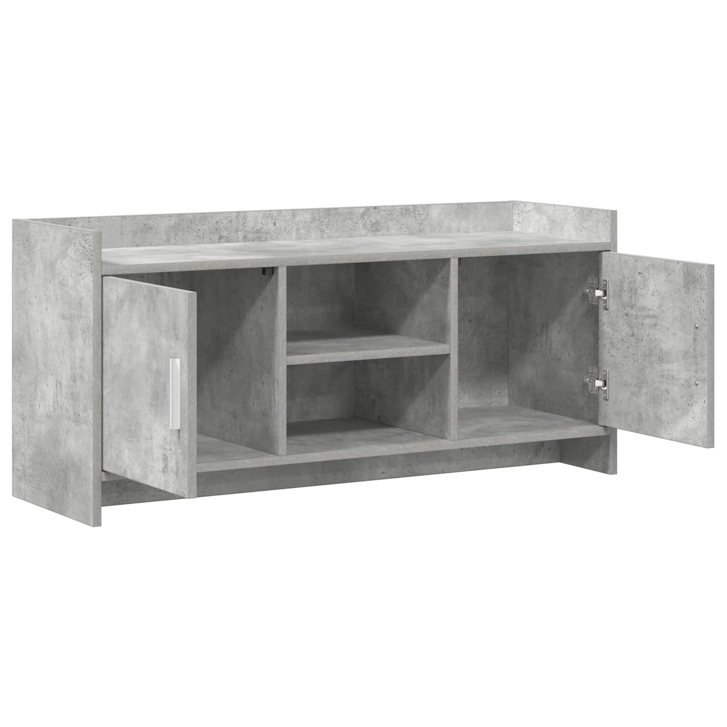Televizní Skříň 102 X 33 X 47 Cm Betonově Šedá Kompozitní Dřevo