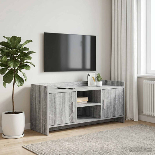 Televizní Skříň 102 X 33 X 47 Cm Šedý Sonoma Kompozitní Dřevo