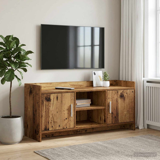 Televizní Skříň 102 X 33 X 47 Cm Staré Dřevo Kompozitní Dřevo