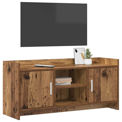 Televizní Skříň 102 X 33 X 47 Cm Staré Dřevo Kompozitní Dřevo