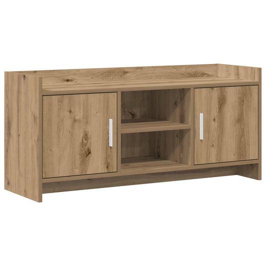 Televizní Skříň 102 X 33 X 47 Cm Dub Artisan Kompozitní Dřevo
