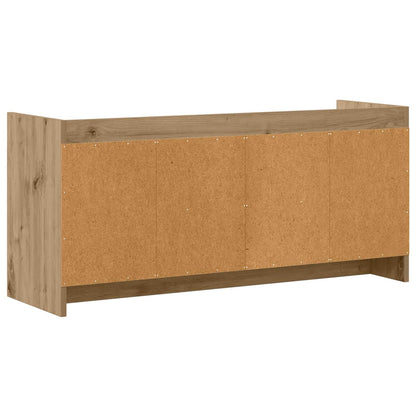 Televizní Skříň 102 X 33 X 47 Cm Dub Artisan Kompozitní Dřevo