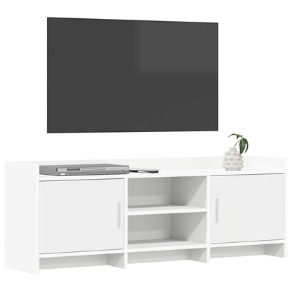 Televizní Skříň 130 X 33 X 47 Cm Bílá Kompozitní Dřevo