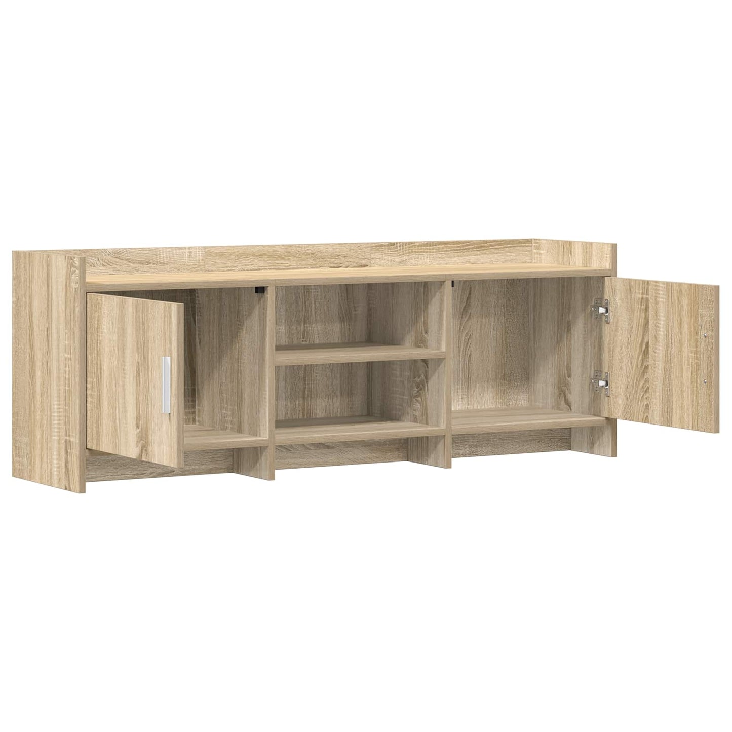 Televizní Skříň 130 X 33 X 47 Cm Dub Sonoma Kompozitní Dřevo