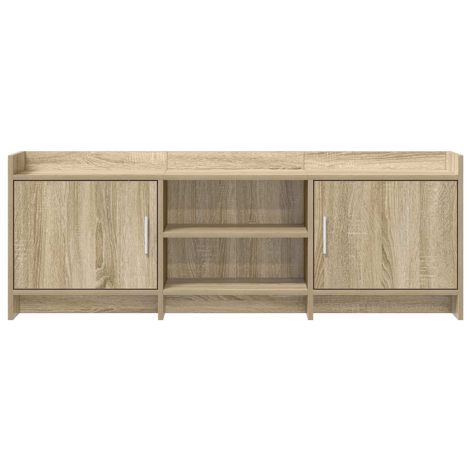 Televizní Skříň 130 X 33 X 47 Cm Dub Sonoma Kompozitní Dřevo