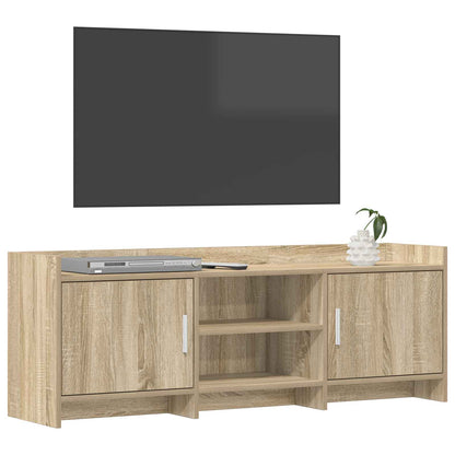 Televizní Skříň 130 X 33 X 47 Cm Dub Sonoma Kompozitní Dřevo