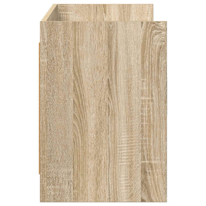 Televizní Skříň 130 X 33 X 47 Cm Dub Sonoma Kompozitní Dřevo