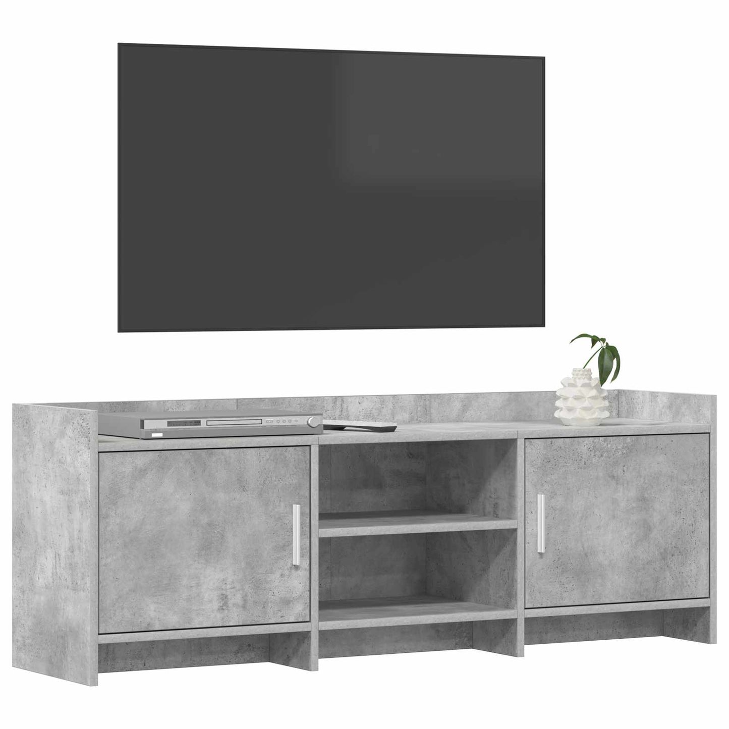 Televizní Skříň 130 X 33 X 47 Cm Betonově Šedá Kompozitní Dřevo