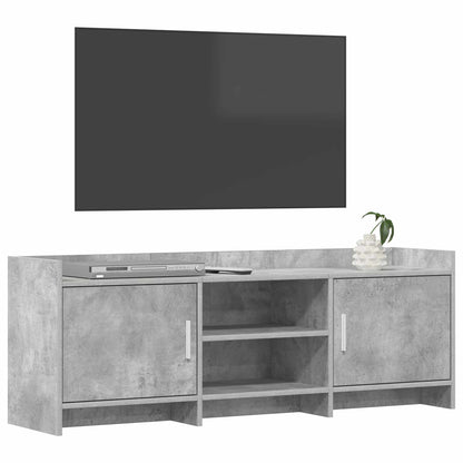 Televizní Skříň 130 X 33 X 47 Cm Betonově Šedá Kompozitní Dřevo