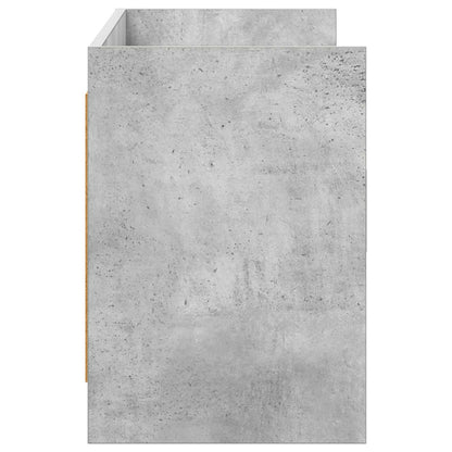 Televizní Skříň 130 X 33 X 47 Cm Betonově Šedá Kompozitní Dřevo