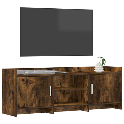 Televizní Skříň 130 X 33 X 47 Cm Kouřový Dub Kompozitní Dřevo