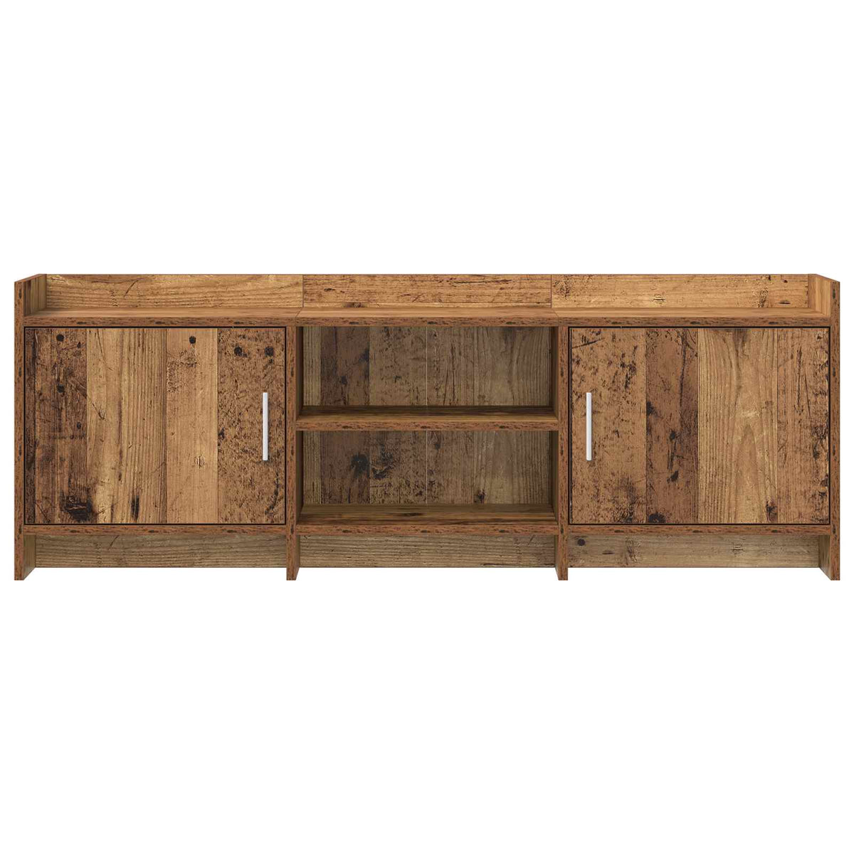 Televizní Skříň 130 X 33 X 47 Cm Staré Dřevo Kompozitní Dřevo