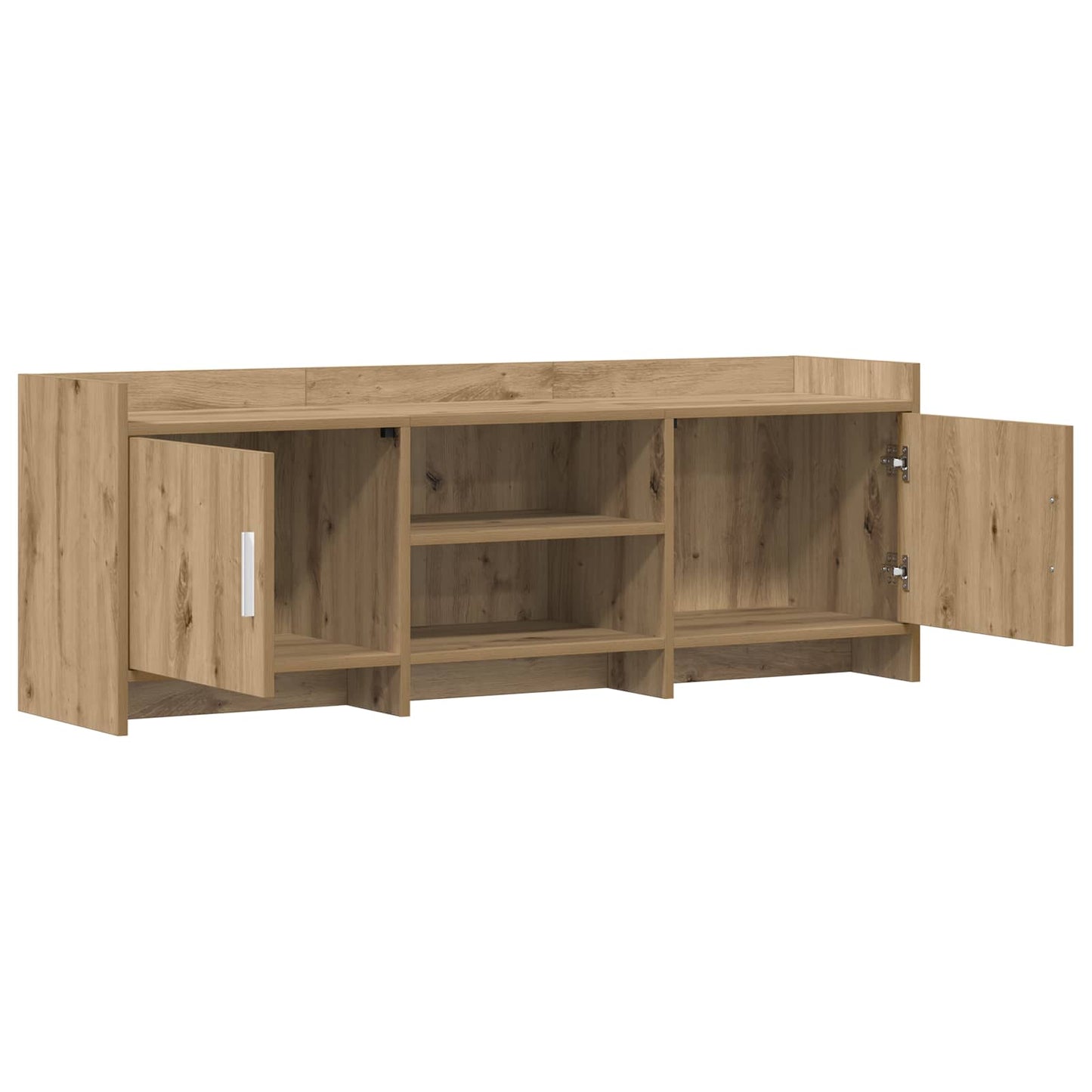 Televizní Skříň 130 X 33 X 47 Cm Dub Artisan Kompozitní Dřevo