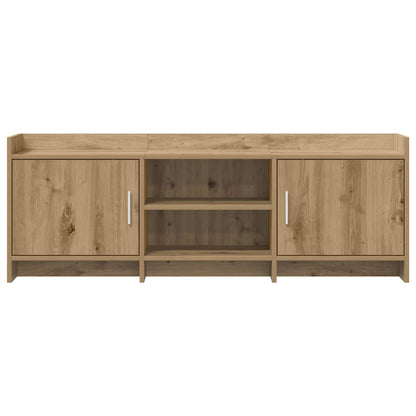 Televizní Skříň 130 X 33 X 47 Cm Dub Artisan Kompozitní Dřevo