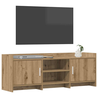 Televizní Skříň 130 X 33 X 47 Cm Dub Artisan Kompozitní Dřevo